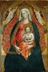 Madonna und Kind mit Engeln